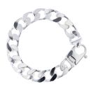 Silver Curb 9" Bracelet by Icesia