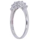Silver Cubic Zirconia Eternity Ring