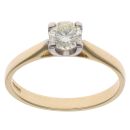 18ct Yellow Gold 0.55ct Brilliant Cut Diamond Solitaire Ring
