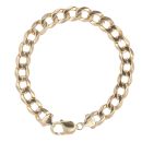 9ct Yellow Gold Curb Bracelet 9"
