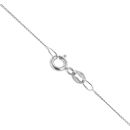 18ct White Gold 0.15ct Brilliant Cut Diamond Starfish Pendant And Chain 16"