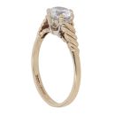9ct Yellow Gold Cubic Zirconia Single Stone Ring