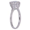9ct White Gold Cubic Zirconia Single Stone Ring