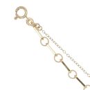 9ct Yellow Gold Fancy Bracelet 7"