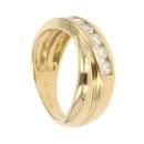 18ct  Yellow Gold 0.50ct Diamond Crossover Ring