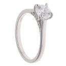 9ct White Gold 1.15ct Brilliant Cut Lab Grown Diamond Solitaire Ring