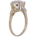 9ct Yellow Gold Cubic Zirconia Solitaire Ring