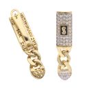 14ct Yellow Gold Monaco Classic Cubic Zirconia Pave Drop Earrings