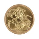 1912 George V Large Head UK Full Sovereign Coin