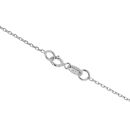 9ct White Gold 0.55cts Diamond And Ruby Pendant And 18" Chain