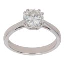 Platinum 1.35ct Brilliant Cut Diamond Solitaire Ring