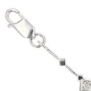 9ct White Gold 0.30ct Brilliant Cut Diamond Bracelet 7"