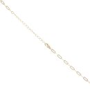 Silver Gold Plated Cubic Zirconia Chain 18"