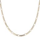 9ct Yellow Gold Figaro Chain 18"