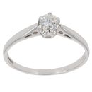 18ct White Gold 0.25ct Brilliant Cut Diamond Solitaire Ring
