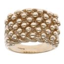 9ct Yellow Gold Six Row Keeper Ring