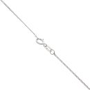 18ct White Gold 0.80ct Brilliant Cut Diamond Cluster Pendant And Chain 18"