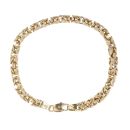 9ct Yellow Gold Byzantine Bracelet 7.5"