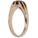 18ct Yellow Gold Garnet Signet Ring