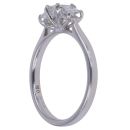 18ct White Gold 0.60ct Princess Cut Diamond Trilogy Ring