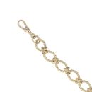 9ct Yellow Gold Fancy Bracelet 8"