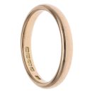 18ct Yellow Gold Plain Wedding Band 3mm