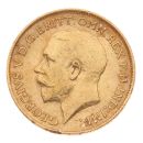 1911 George V Large Head UK Half Sovereign Coin