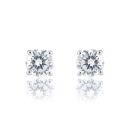 9ct White Gold 2.00ct Lab Grown Diamond Stud Earrings