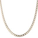9ct Yellow Gold Curb Chain 22"