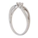 Platinum 0.10ct Brilliant Cut Diamond Solitaire Ring