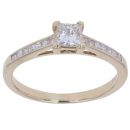 9ct Yellow Gold 0.60ct Diamond Solitaire Ring
