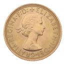1967 Elizabeth II First Portrait UK Full Sovereign Coin