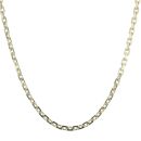 14ct Yellow Gold Oval Belcher Chain 22"