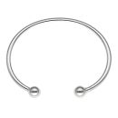 Silver Childrens Torque Bangle