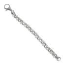 Silver Belcher Bracelet 8.5" By Icesia