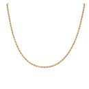 9ct Yellow Gold Rope Chain 22"