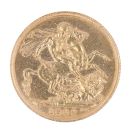 1909 Edward VII Large Head UK Full Sovereign Coin