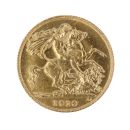 1913 George V Large Head UK Half Sovereign Coin