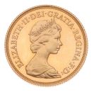 1981 Elizabeth II Decimal Portrait UK Full Sovereign Coin