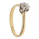 18ct Yellow Gold 0.65ct Brilliant Cut Diamond Solitaire Ring