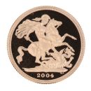 2004 Elizabeth II Fourth Portrait UK Full Sovereign Coin