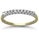 9ct Yellow Gold 0.22ct Diamond Ring