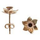 9ct Yellow Gold Daffodil Clogau Stud Earrings
