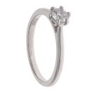 Platinum 0.40ct Brilliant Cut Diamond Solitaire Ring