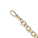 9ct Yellow Gold Cubic Zirconia Butterfly Belcher Bracelet 6.5"