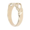 9ct Yellow Gold Crossover Fancy Ring