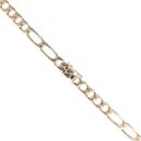 9ct Yellow Gold Figaro Chain 18"