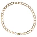 9ct Yellow Gold Curb Bracelet 9"