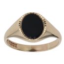 9ct Yellow Gold Onyx Signet Ring