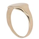 9ct Yellow Gold Plain Signet Ring